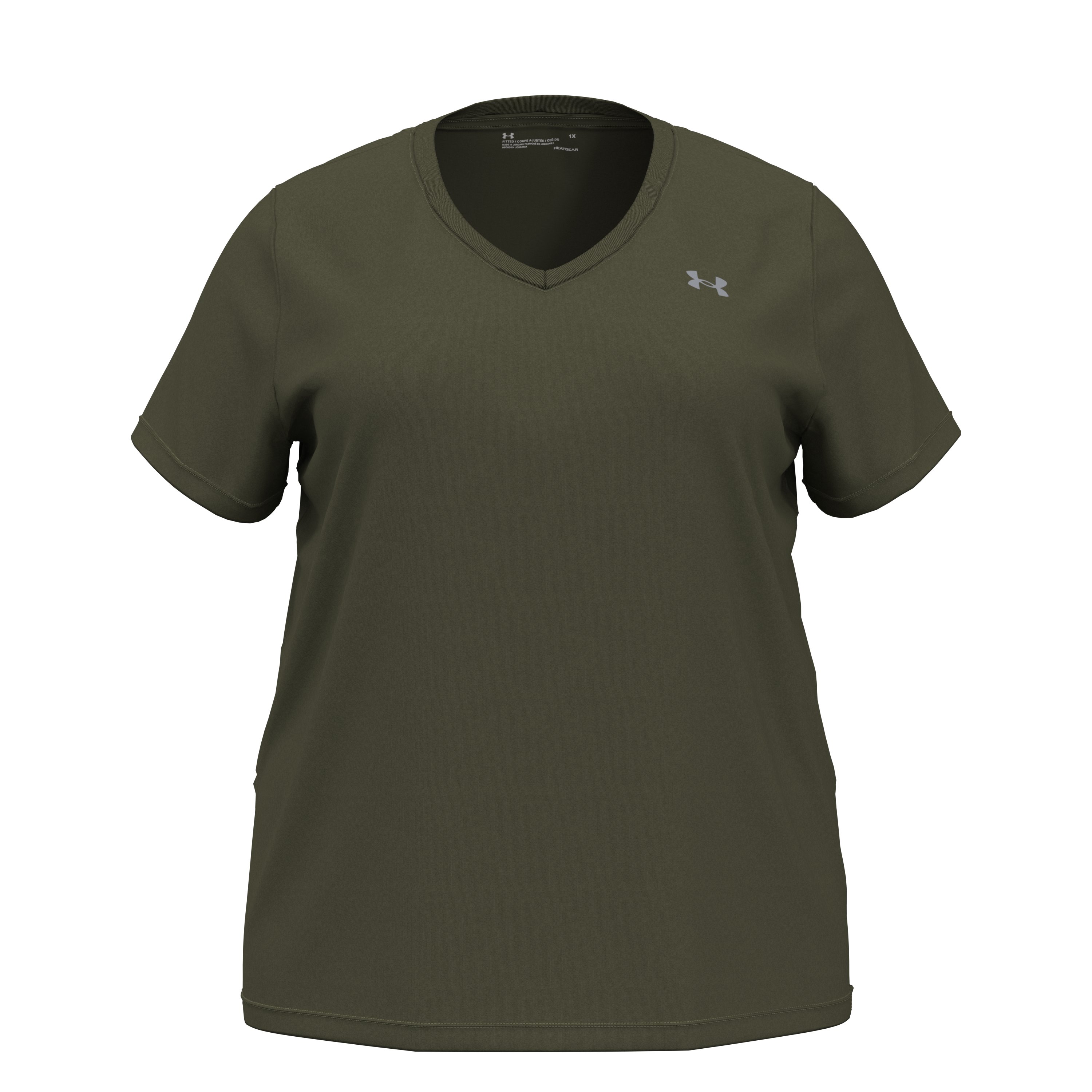 Women's UA Tech Short Sleeve V-Neck 5