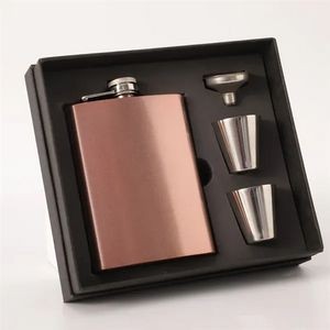Stainless Steel Wine Flask Flagon Set 5