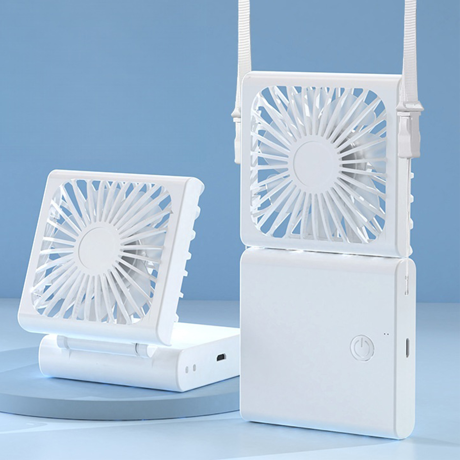 Portable Folding Neck/Desktop Fan 2