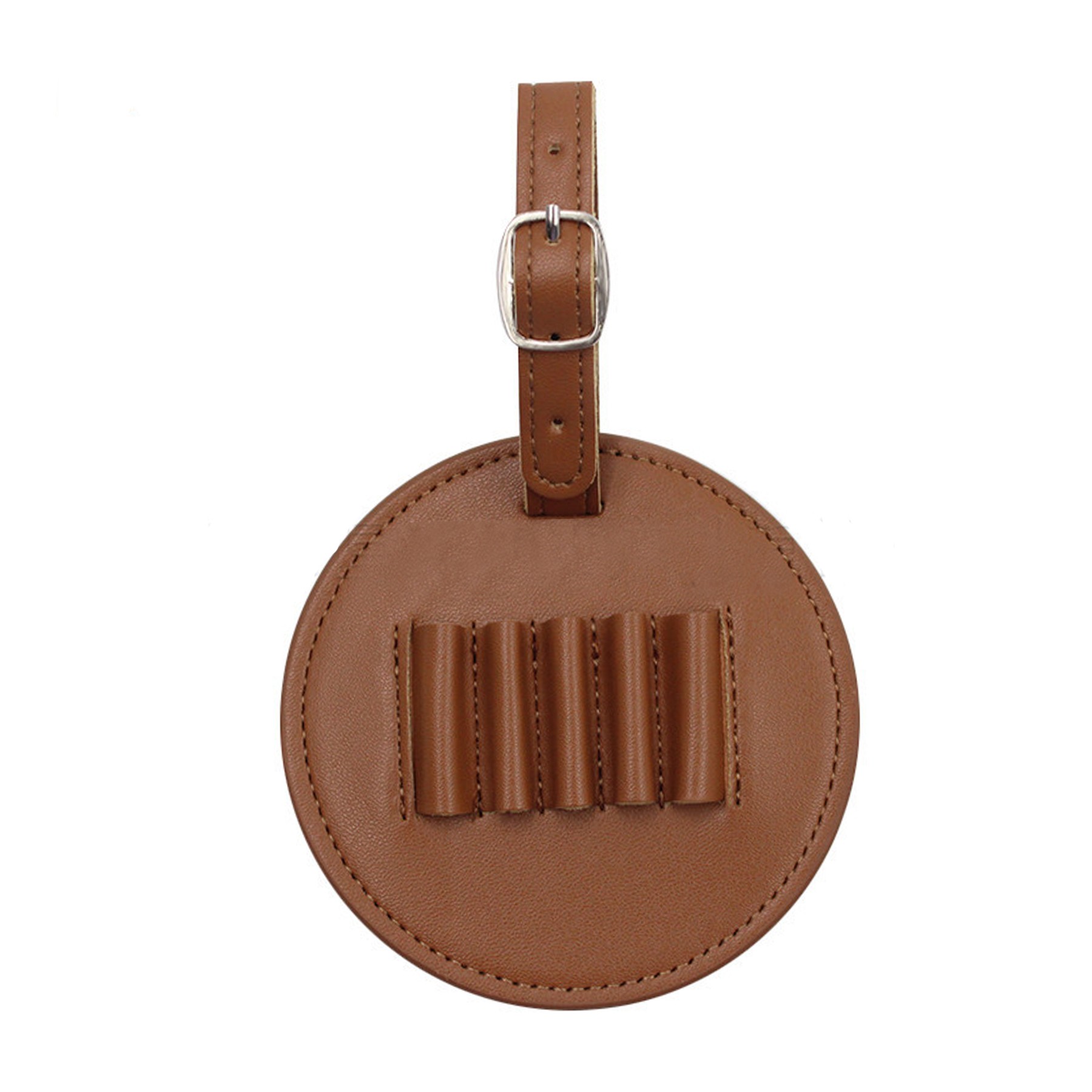 PU Leather Mini Golf Tee Holder w/Ring Buckle 1