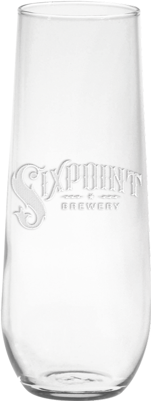 8.5 oz. Vina Stemless Flute - Deep Etched