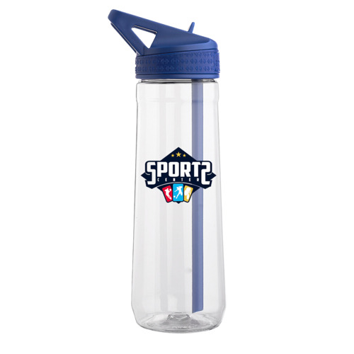 Gym Plastic Water Bottle - Sip Straw, 30 oz. 5