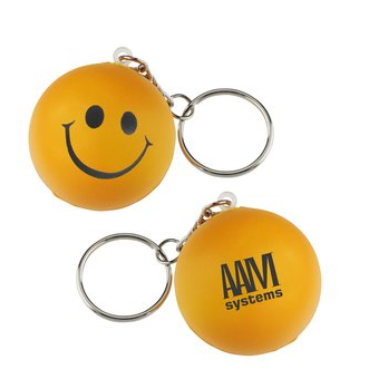 Smile Face Pressure Ball Keychain 3