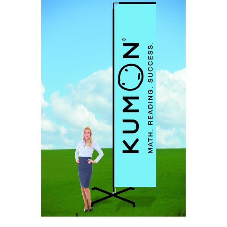 11ft PromoFlag with X Stand-Double
