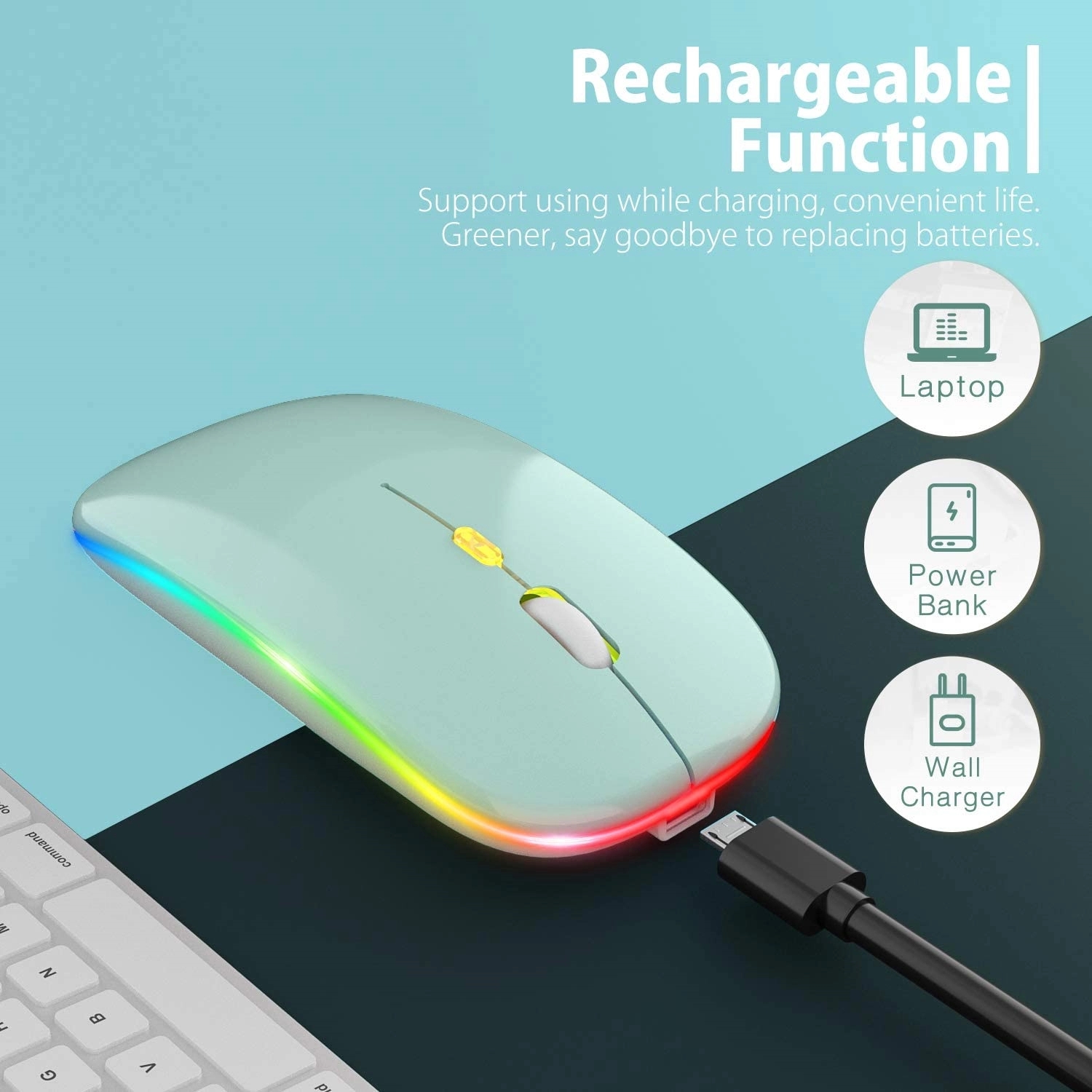 LED Wireless Mouse 7