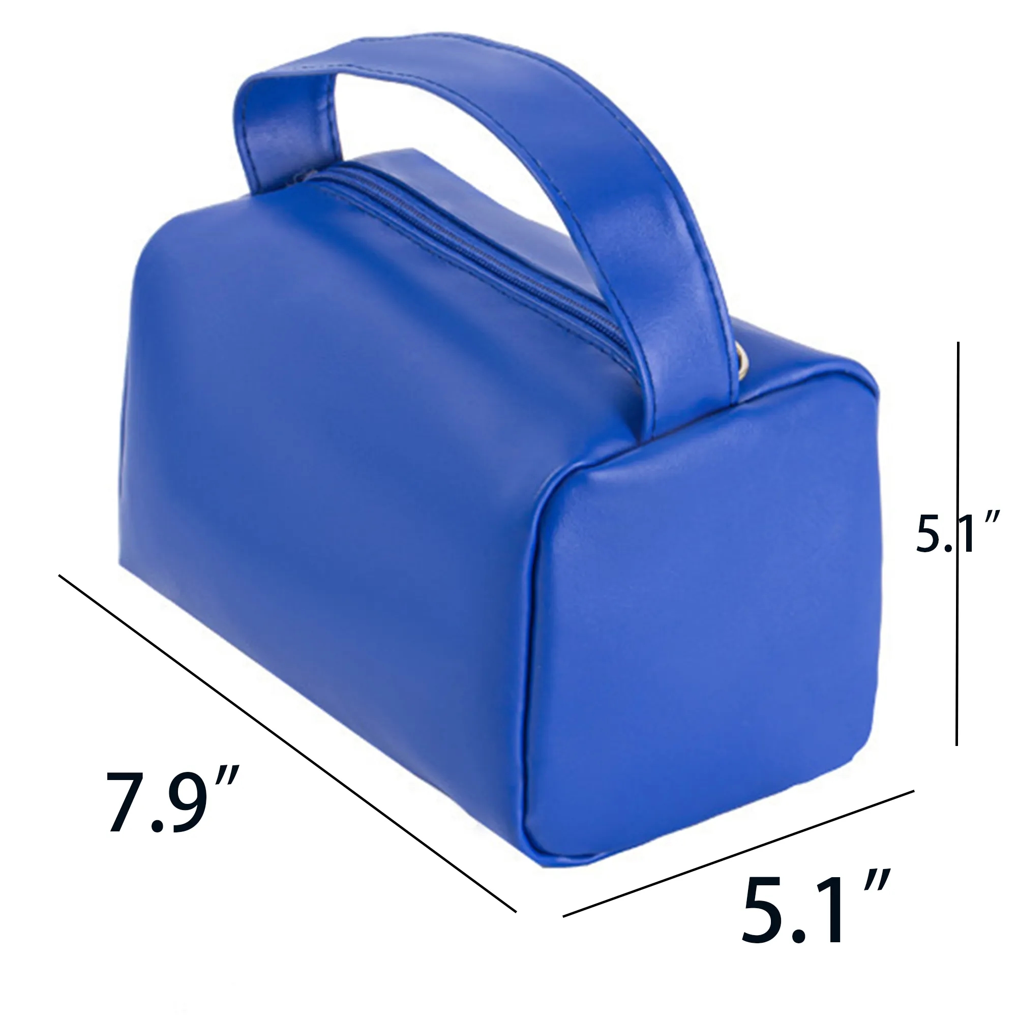 Portable Travel Candy Color PU Waterproof Makeup Bag 2
