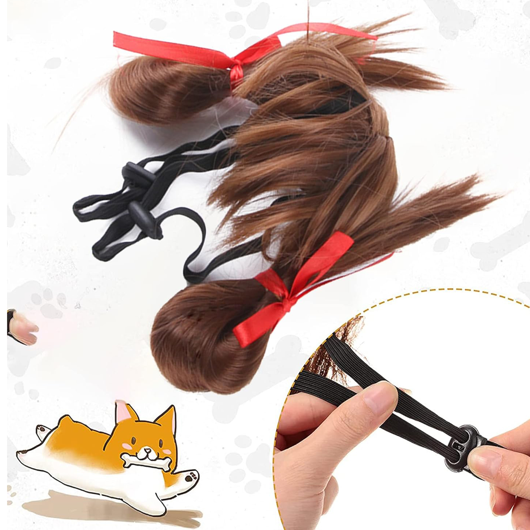 Halloween Pet Wigs for Dogs and Cats 1