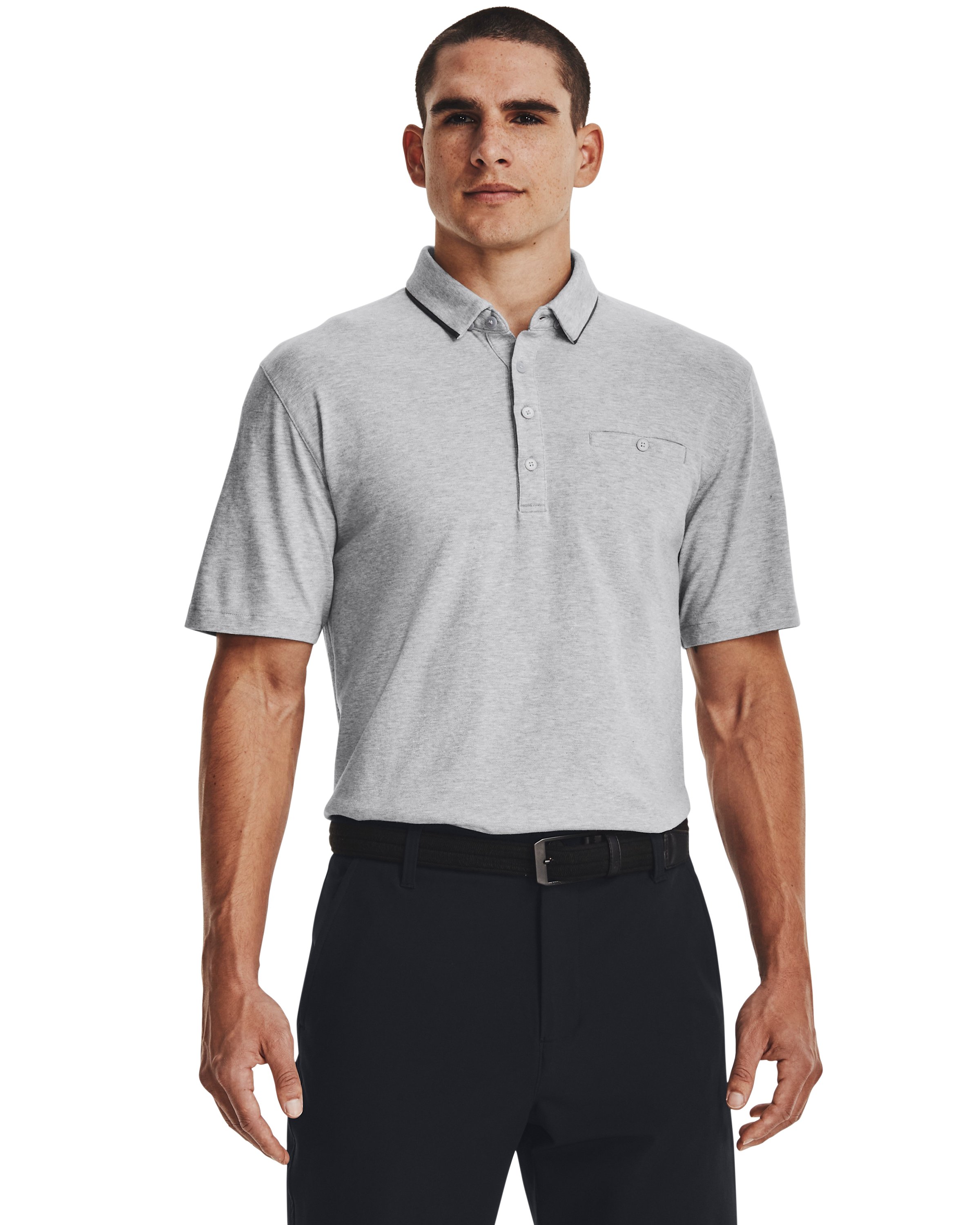 Men's UA Luxe Heather Polo 6