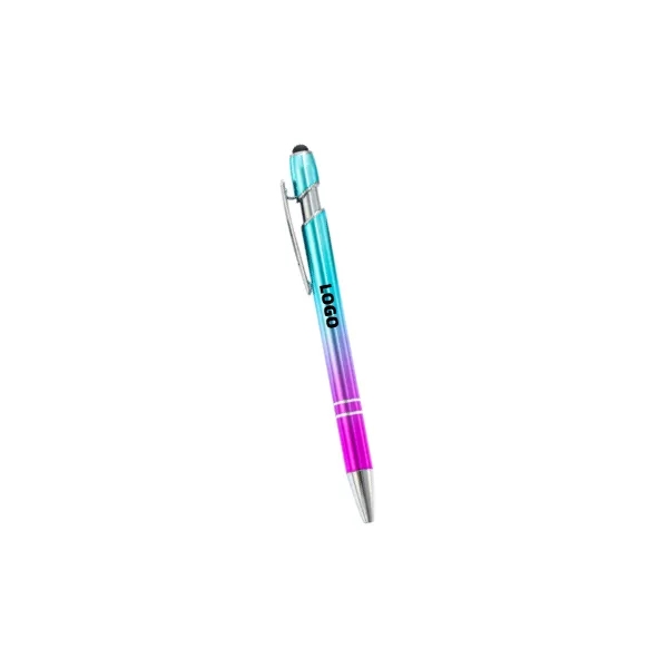Multicolor Ombre Metal Pen & Stylus 1