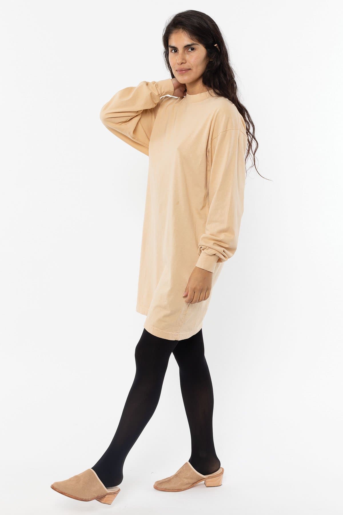 18/1 L/S MOCK NECK DRESS 1