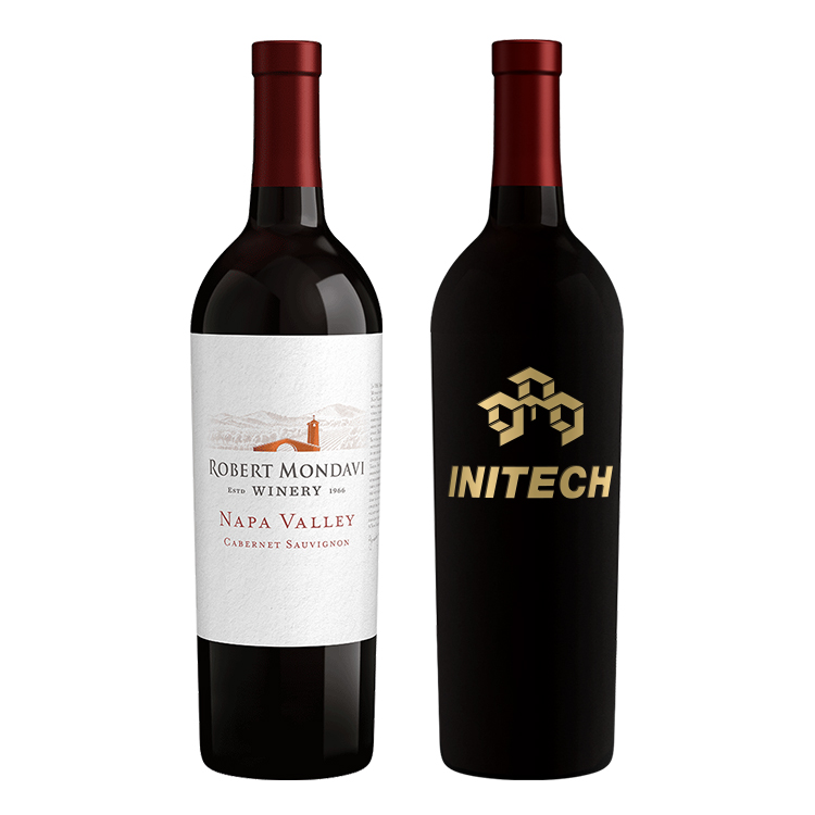 Etched Robert Mondavi Napa Valley Cabernet Red Wine Bottle 1