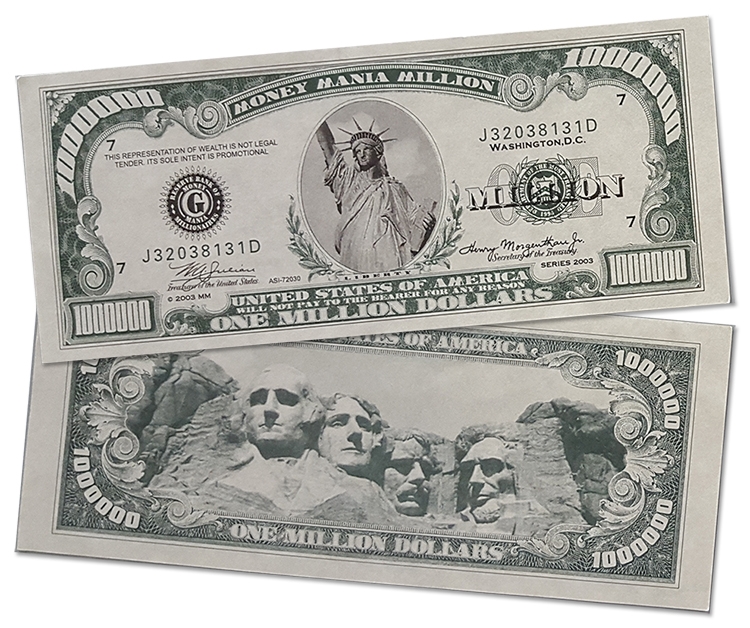 Million Dollar Bill - American Dream 1