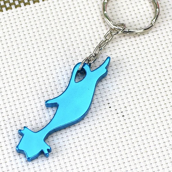 Cat Shape Bottle Opener Keychains 4