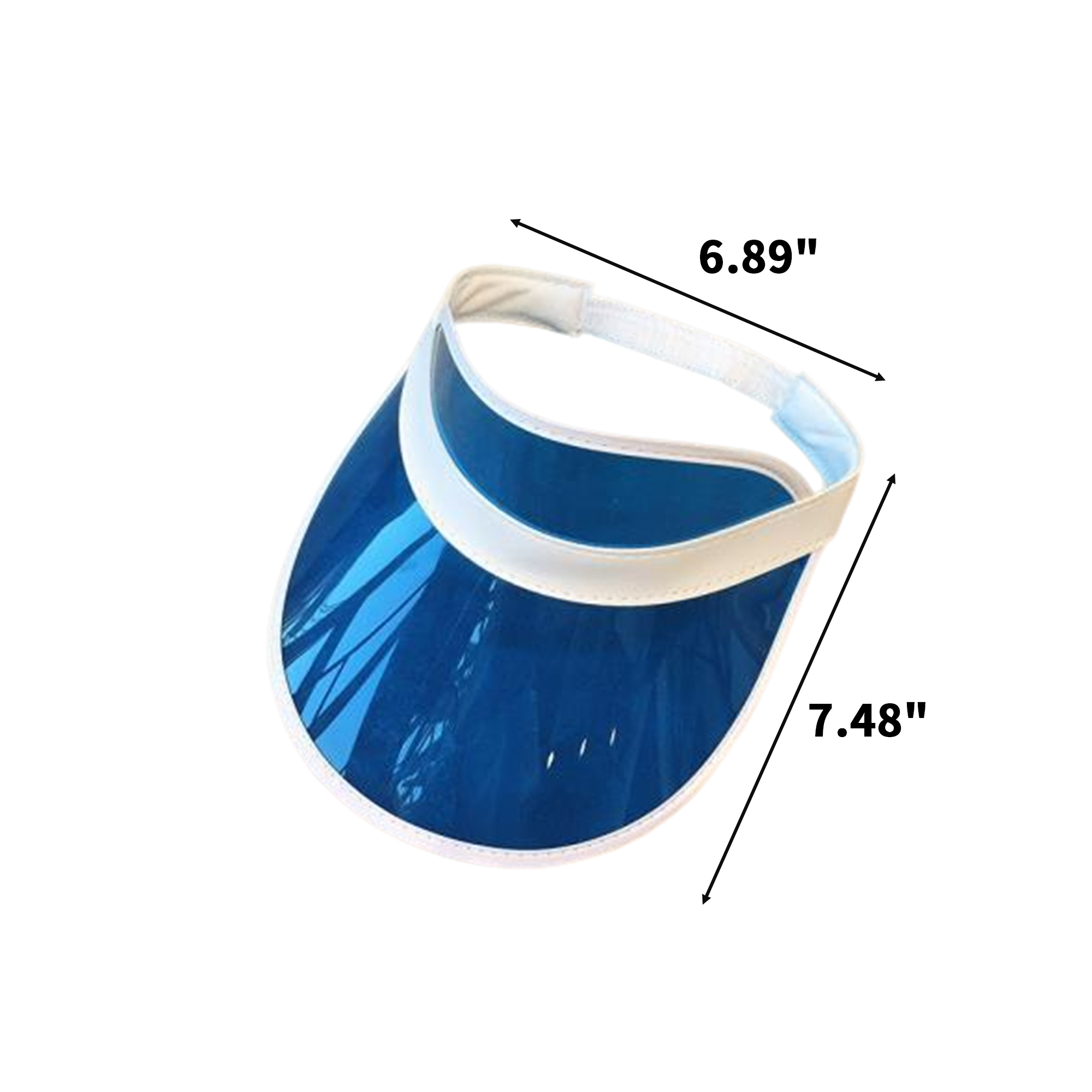 PVC Sun Visor Elastic Band Unisex Design 7