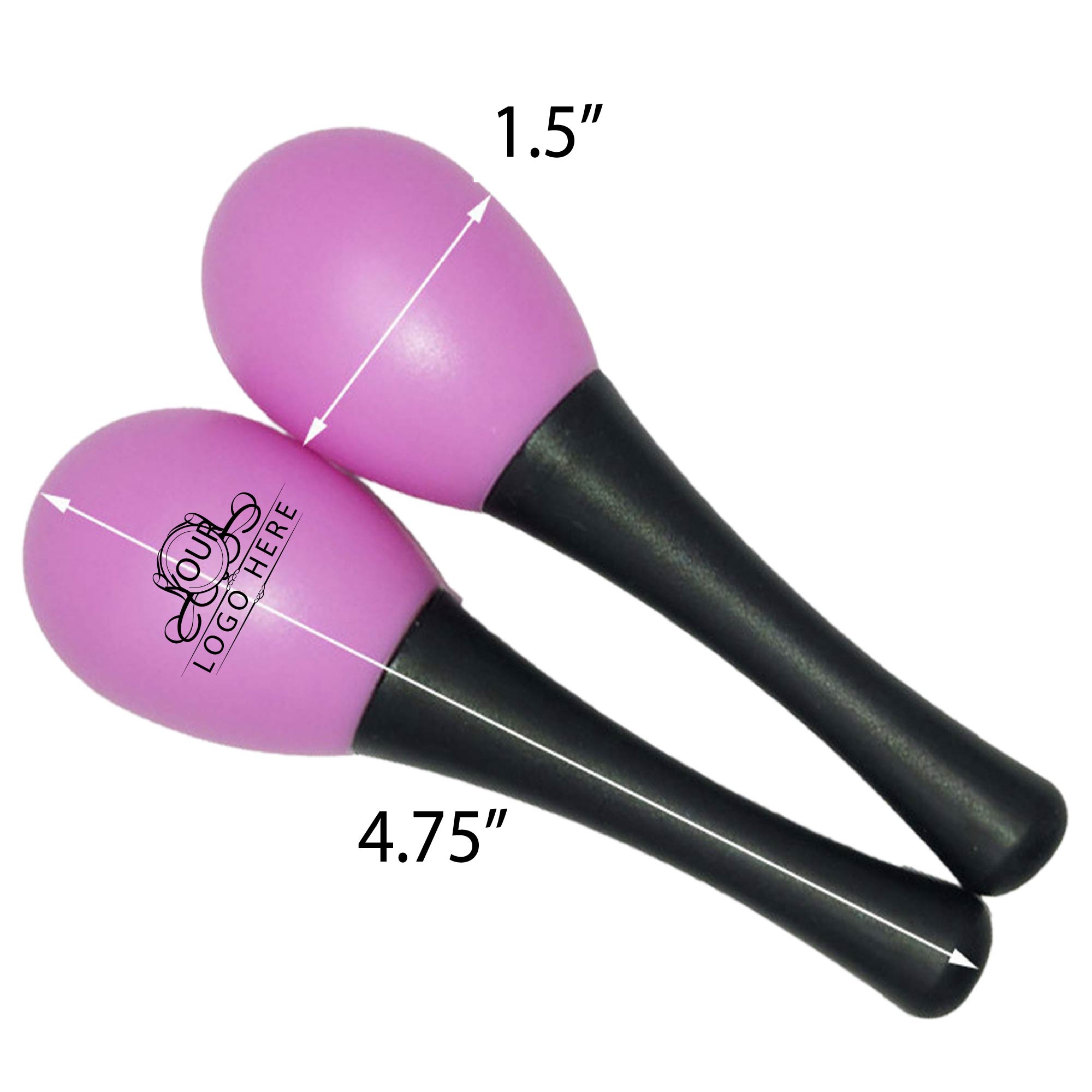 Plastic Hand-Held Sand Hammer/Maraca 2