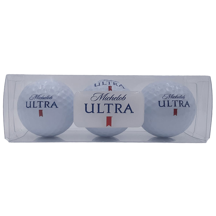 3-Ball Clear Sleeve With Custom Golf Balls 2