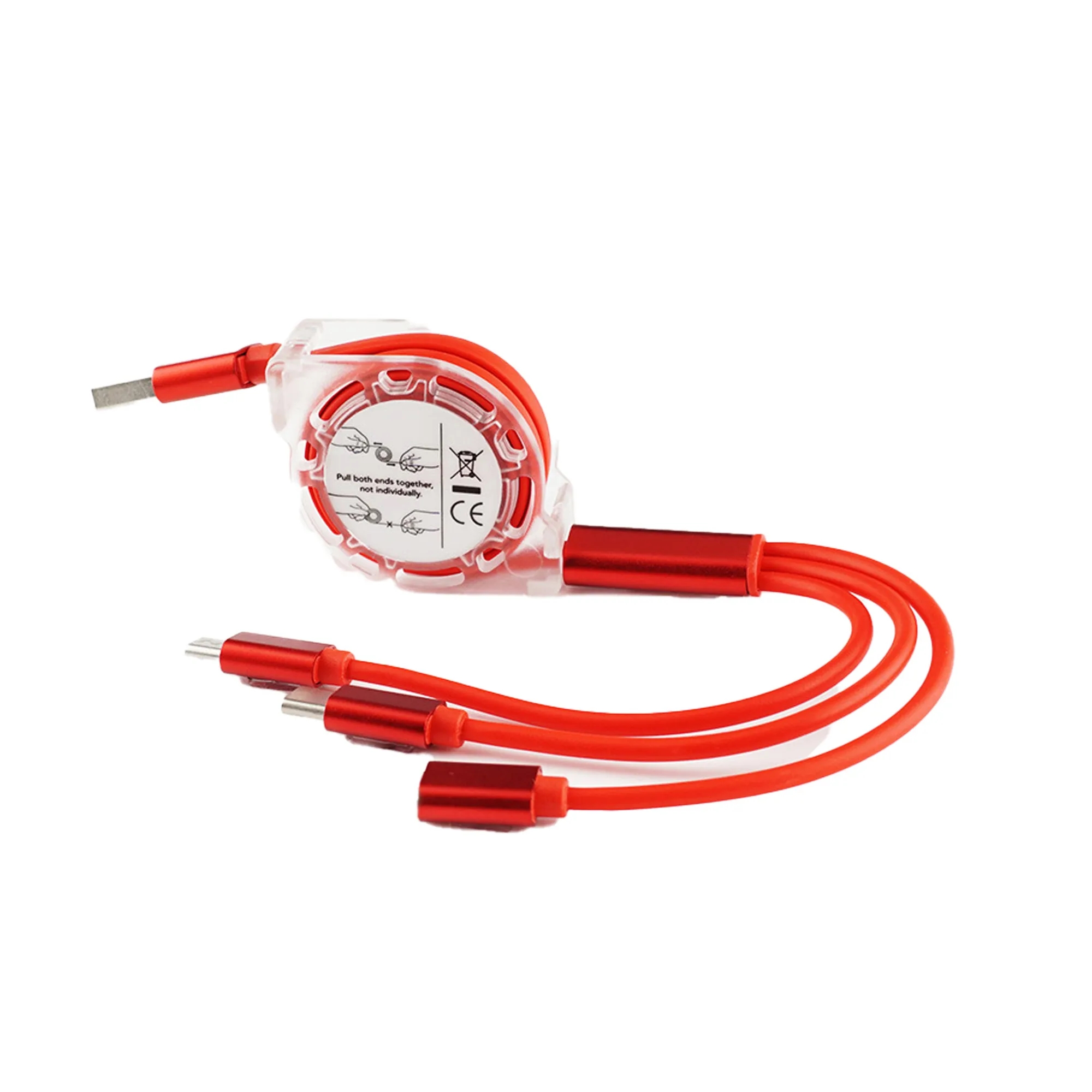 3-In-1 Retractable USB Charging Cable 9