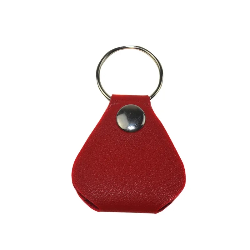 Triangle Leather Case Keychain for Guitar Pick 7