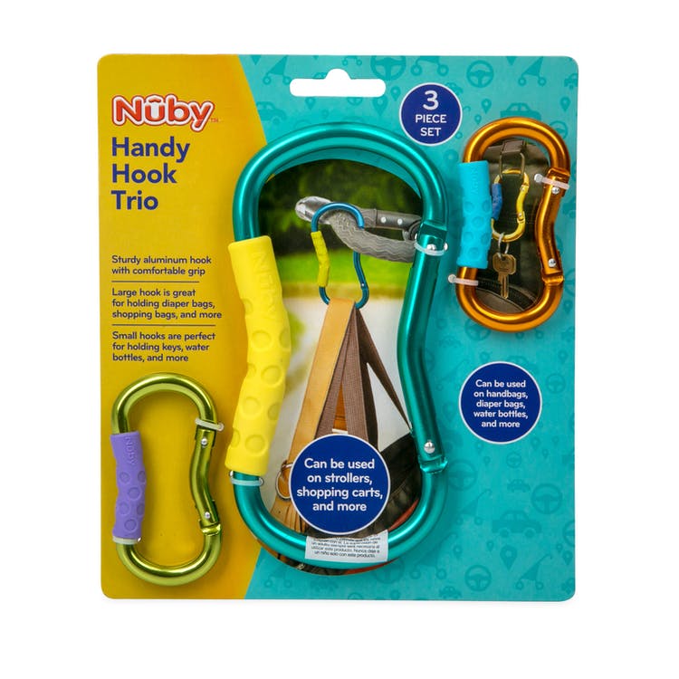 Nuby Handy Hook - 3 Piece Colors May Vary 1