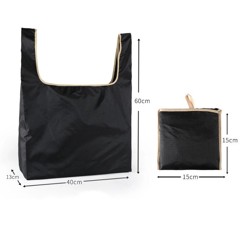 Portable Oxford folding tote shopping bag 3