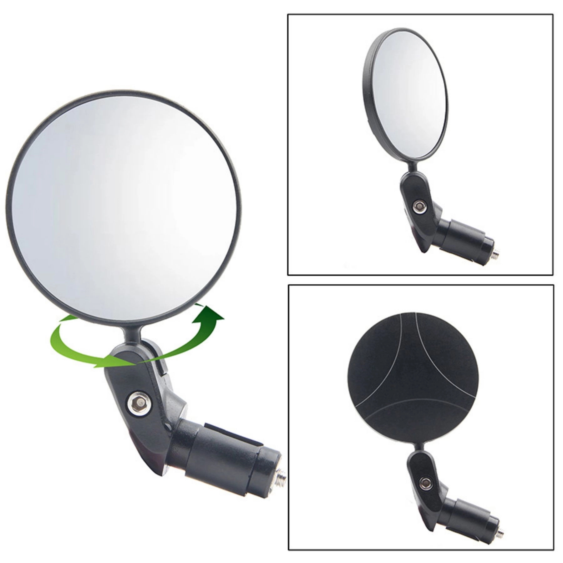 Handlebar Rotatable Bicycle Bike Mirror Rearview Accessories 6