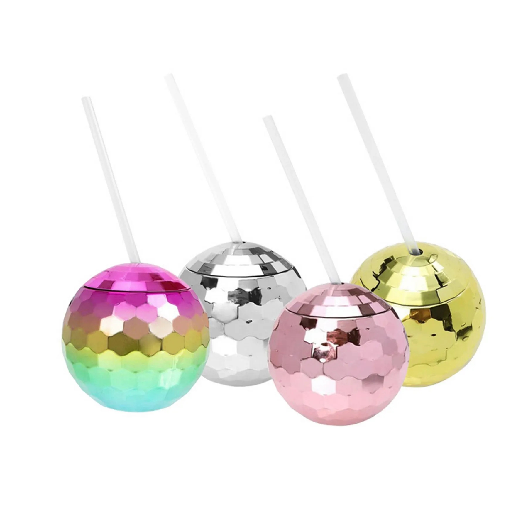 Disco Ball Tumbler wIth Straw 3