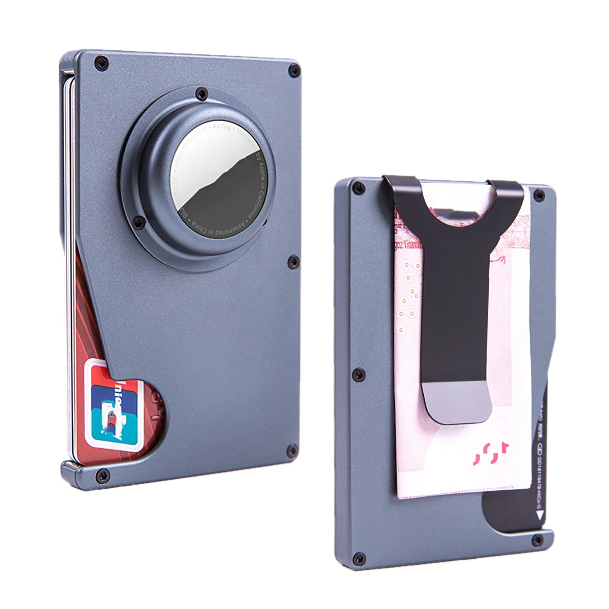 Metal Wallet With Money Clip Card Holder 2