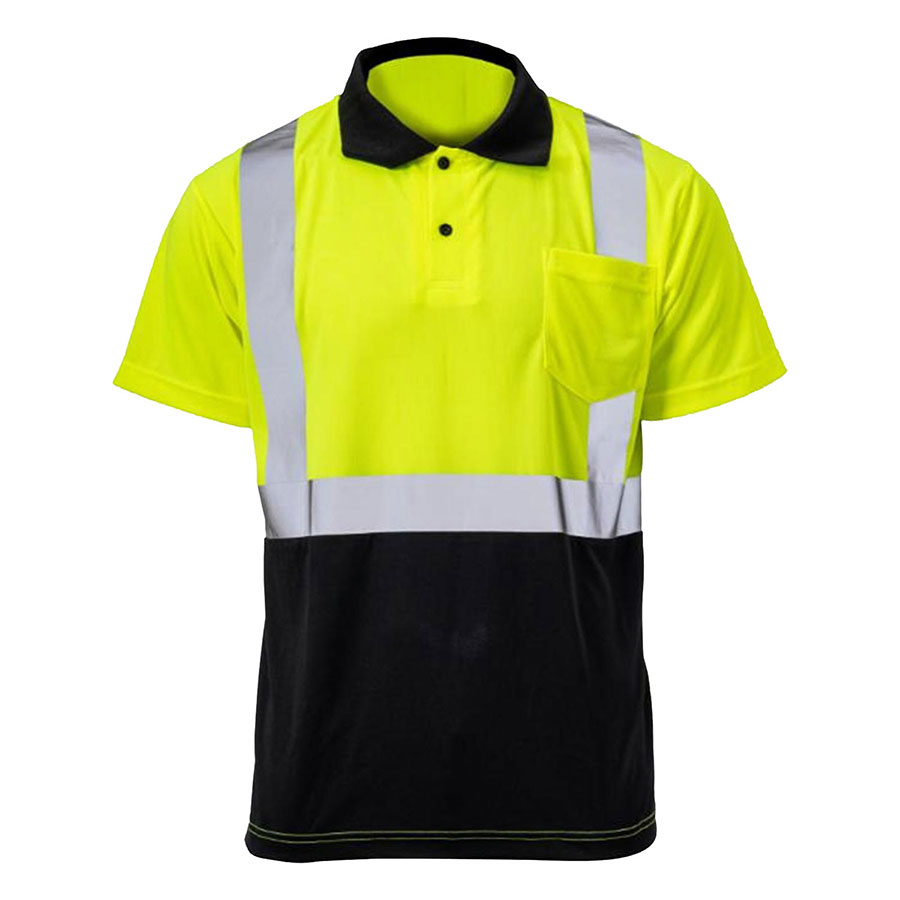VISIPRO Short Sleeve Reflective Colorblock Safety Polo - 9