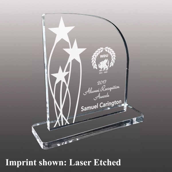 Acrylic Star Award - Laser Etched