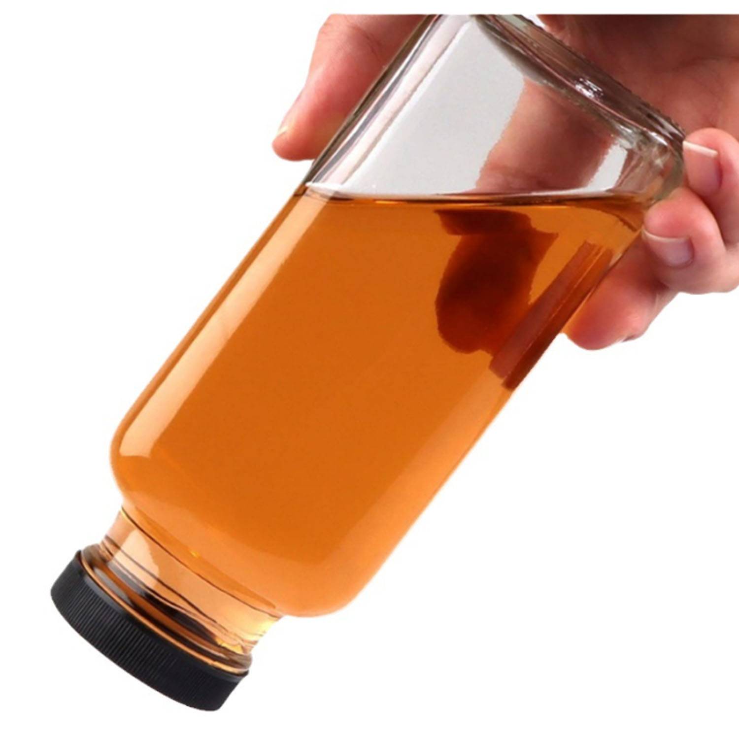 16OZ Juice Bottles w/ Lids 5