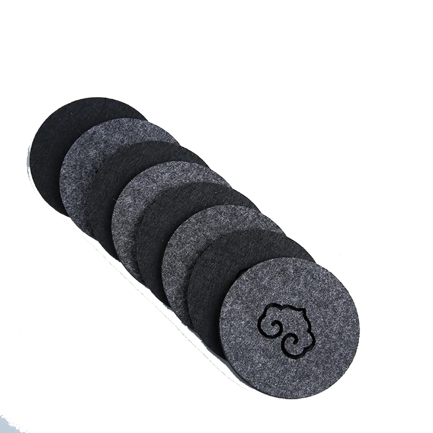 Round Absorbent Felt Cup Coaster 4