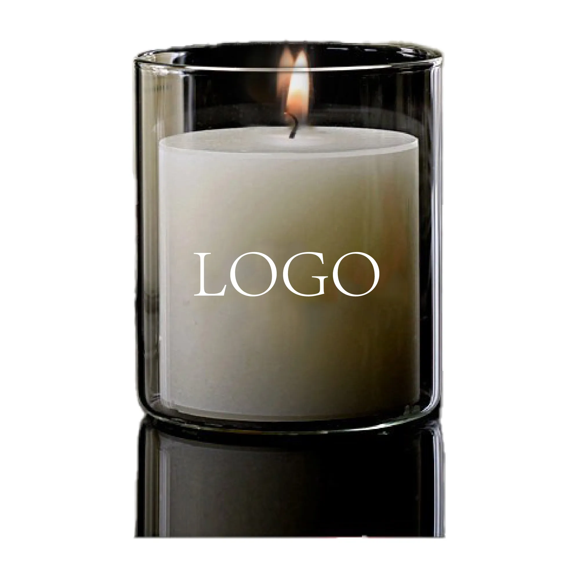 Simple transparent high borosilicate candle cup 2
