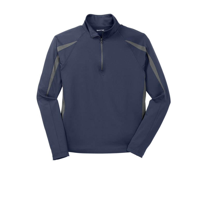 Sport-Tek Sport-Wick Stretch 1/2-Zip Colorblock Pullover., custom hoodie or sweatshirt with logo imprint 16