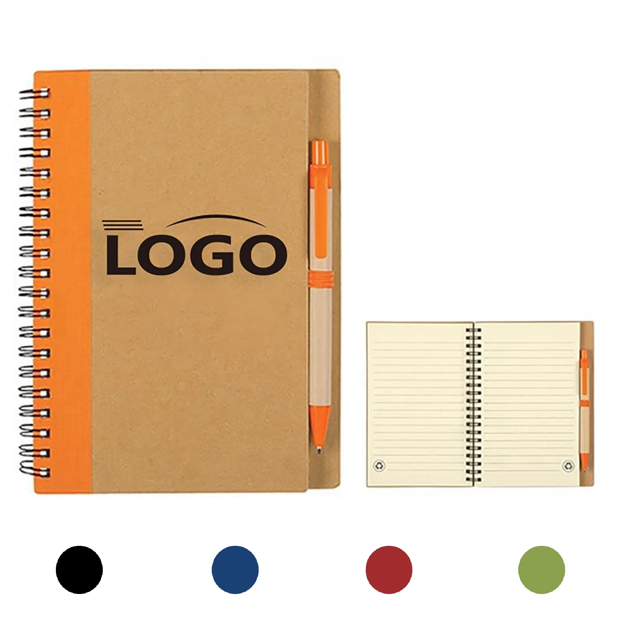 Kraft Notebook With Pen 3