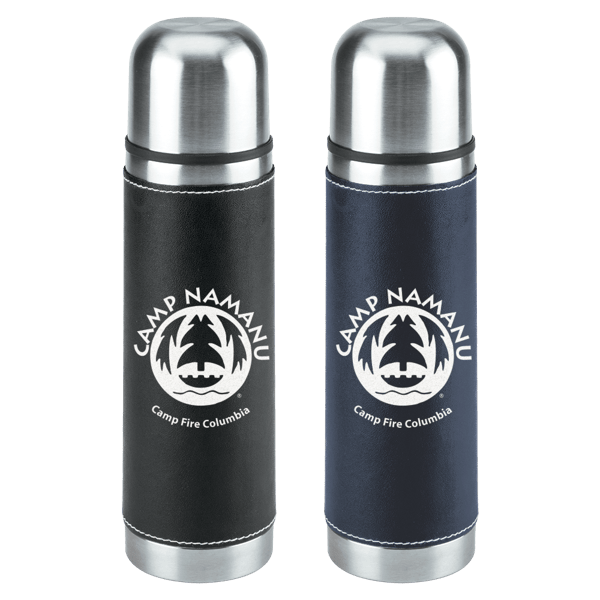 Leatherette Vacuum Bottle - 16 Oz. 34