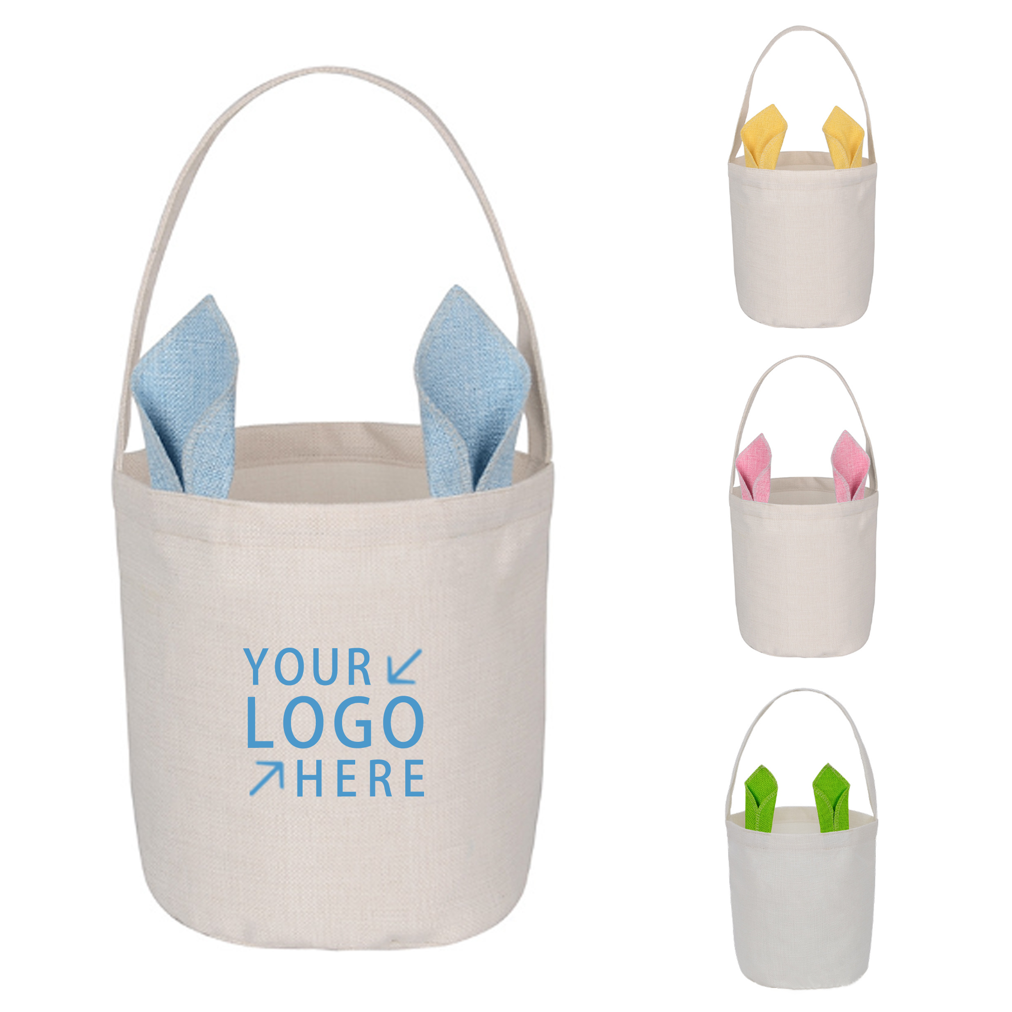 Easter Bunny Bag, custom tote bag with logo imprint 2