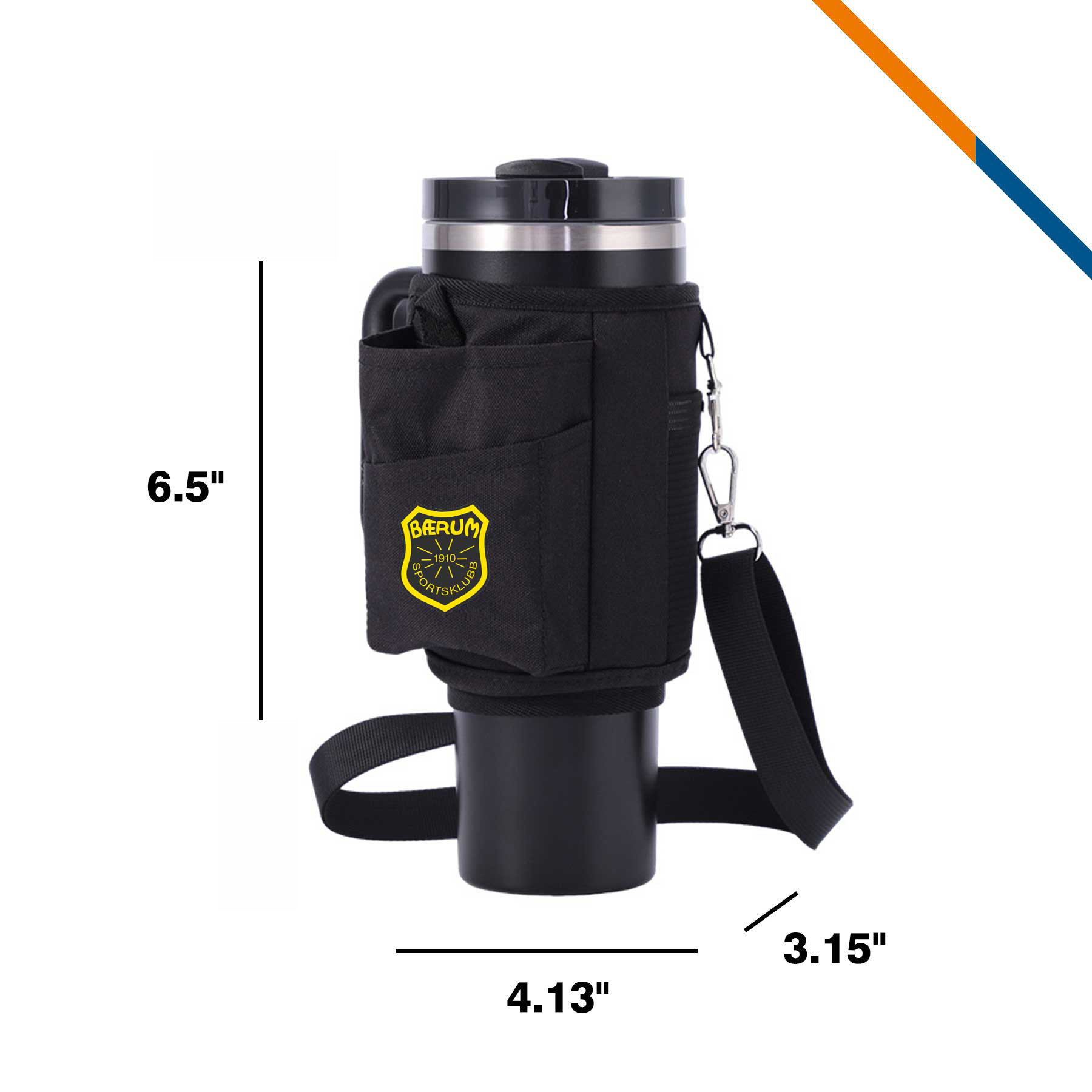 GuardSip Recycled Polyester Water Bottle Pouch 8
