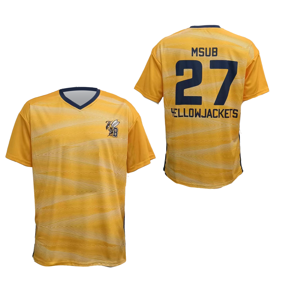 Men's Soccer V-Neck SS Pinhole Mesh Jersey 2