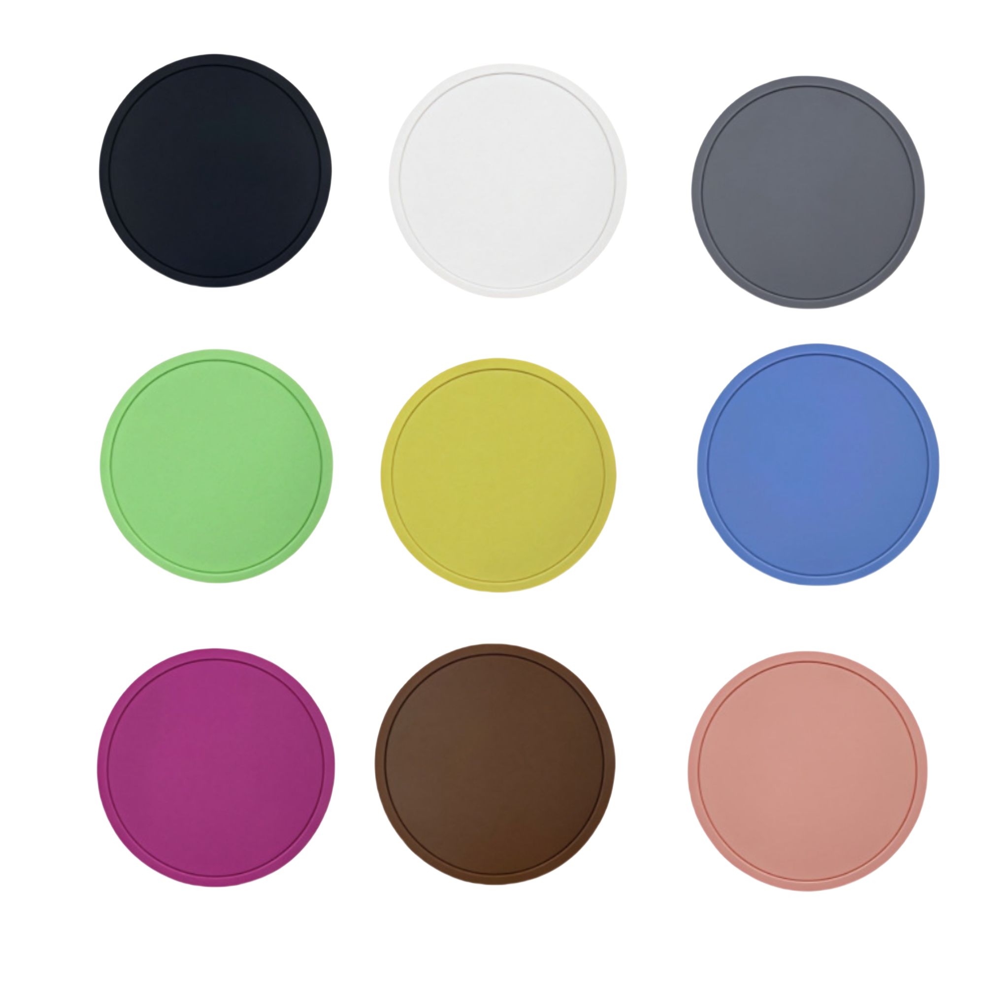 Round Silicone Coaster 3