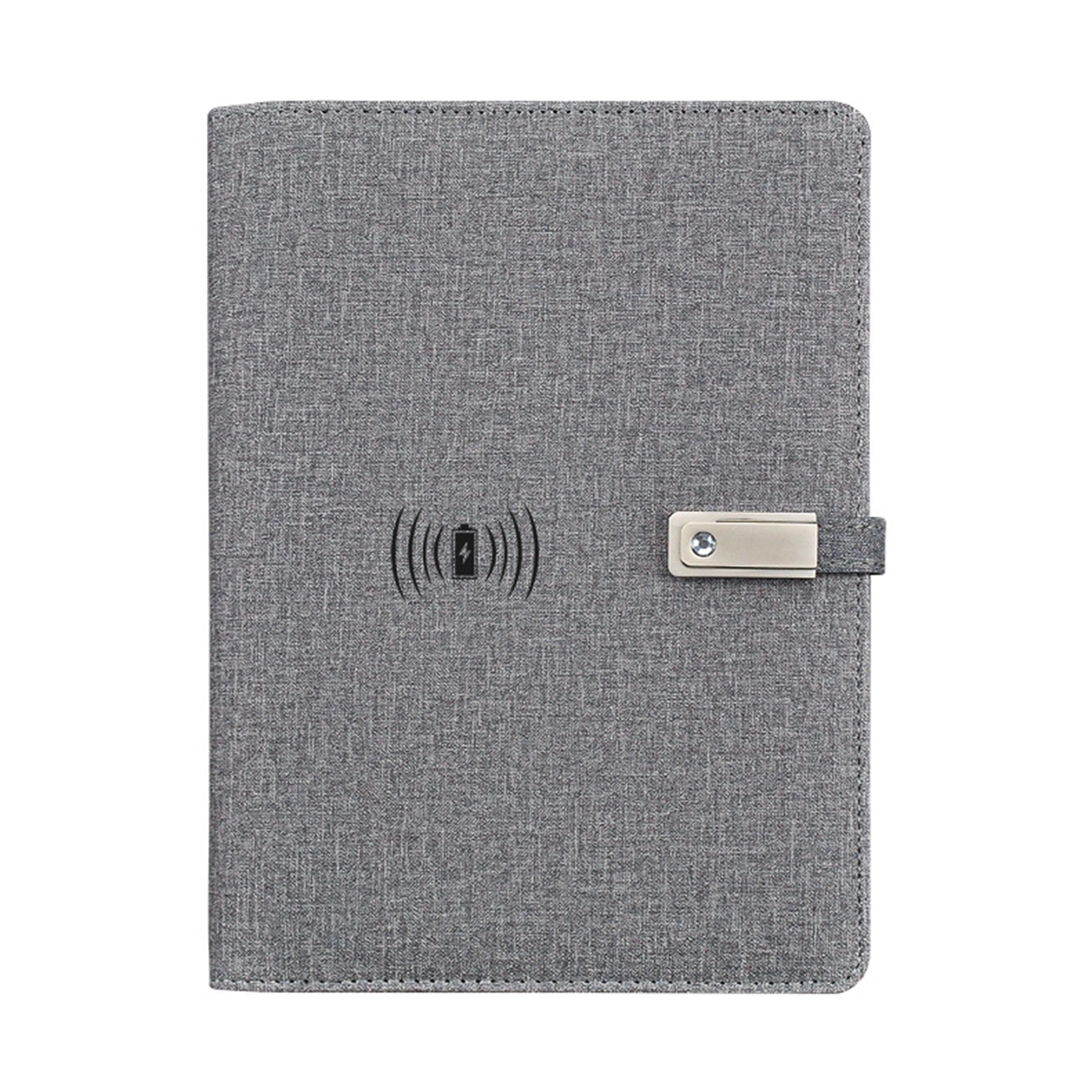 8000 mAh Power Bank A5 Notebook with Wireless Charger 7