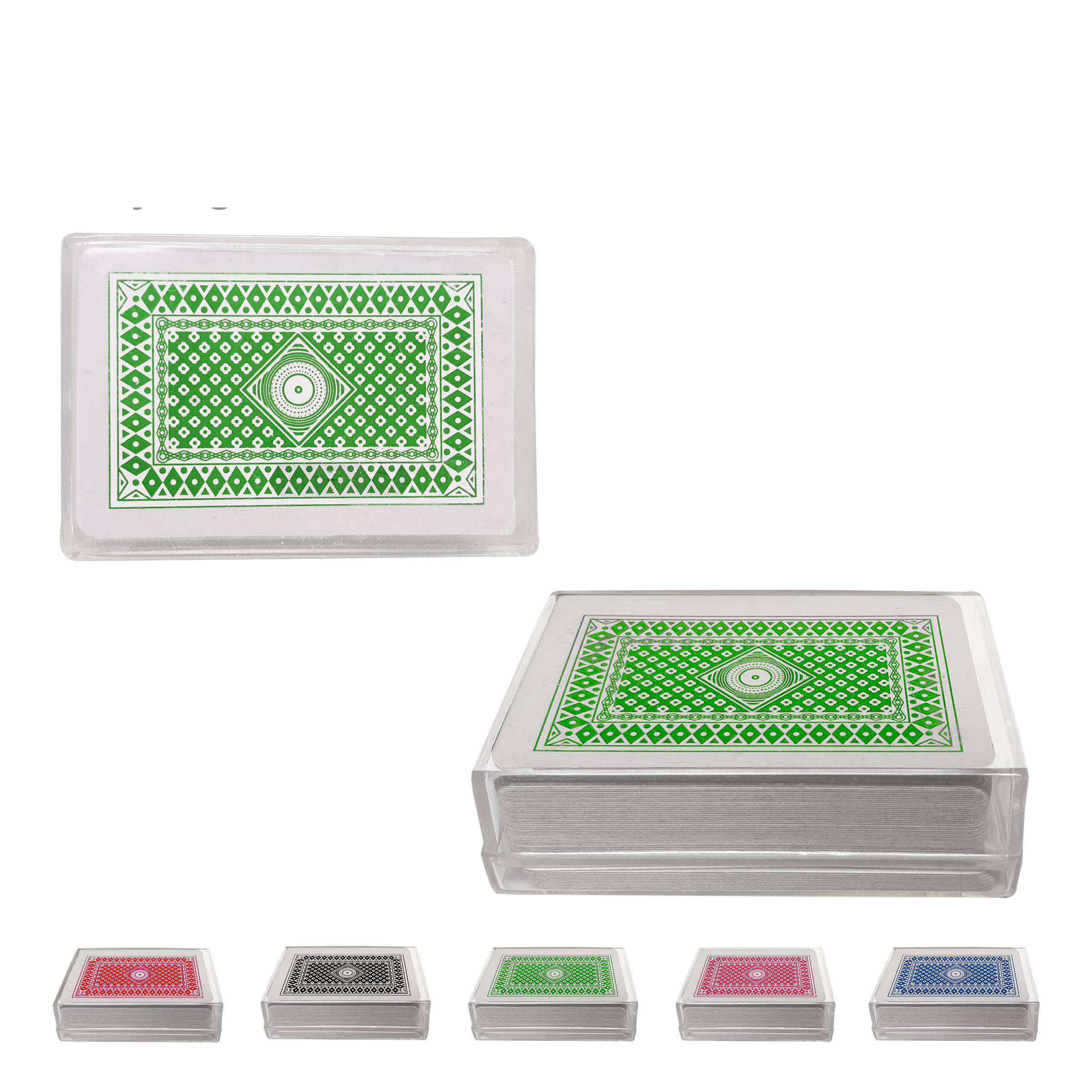 Compact Miniature Playing Card Deck 2 1/4" - Casino Puzzles Tricks 10