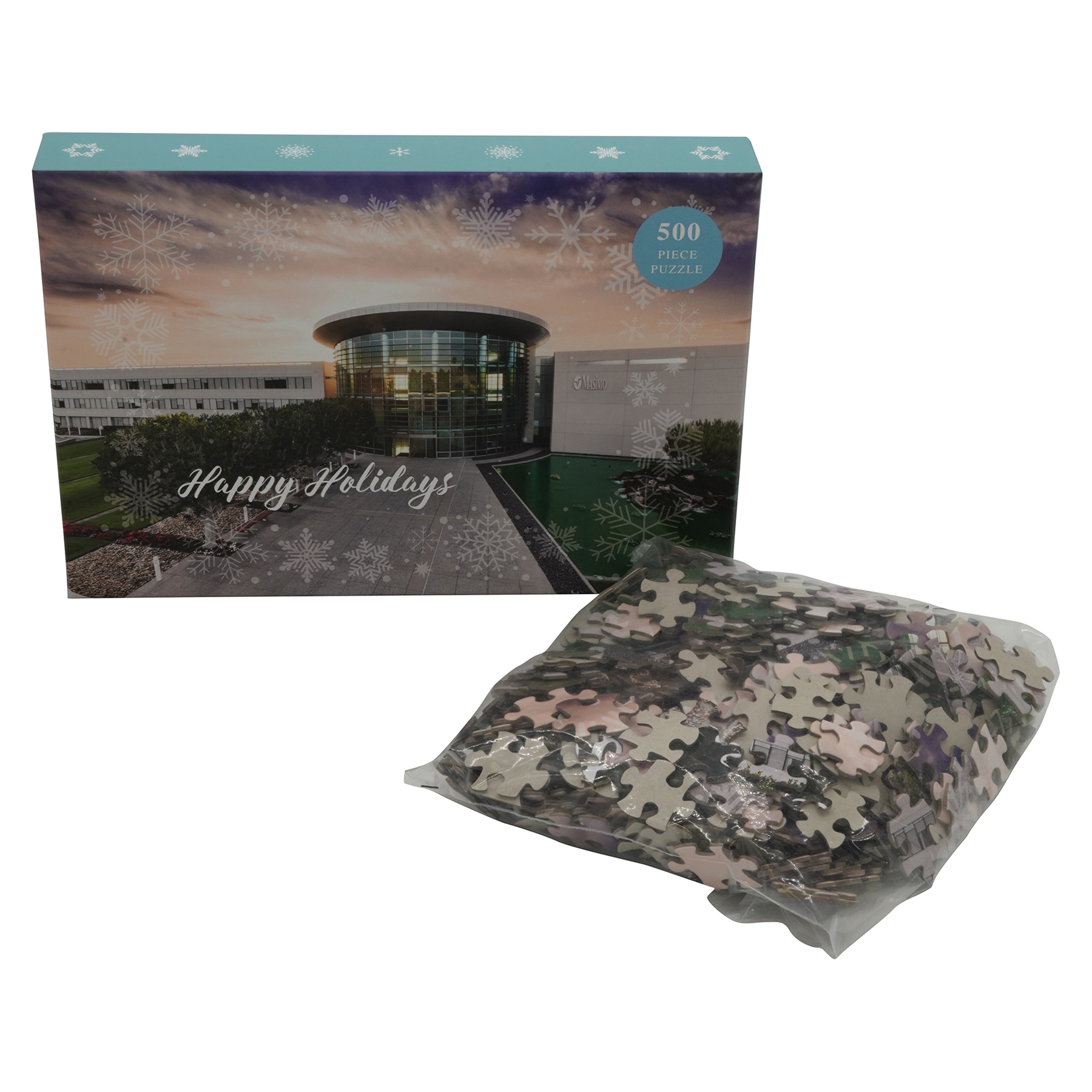 Mosaic Custom 500-Piece Jigsaw Puzzle – 22.4" x 16.54", Any Design, Low Minimum 1