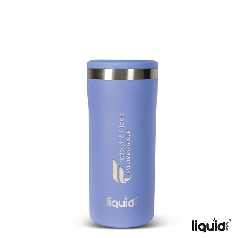 Liquid Fusion® 12 oz. Double Wall, Stainless Steel Skinny Can Cooler 11