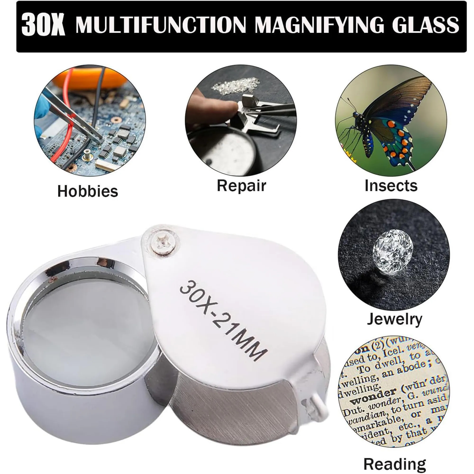 Ultra Compact Portable Jewelry Magnifier 4