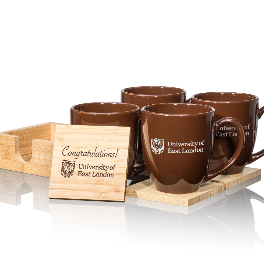 Bistro Mug & Coaster Set 18