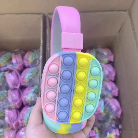 Head-mounted Unicorn Silicone AH-806E Wireless Decompression Bluetooth Stereo Earphone/Microphone 5