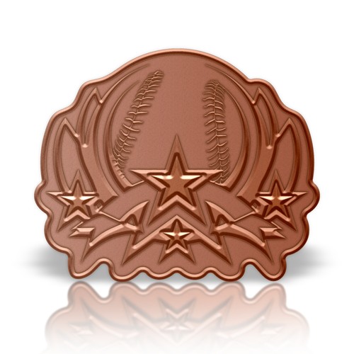 Die Struck Solid Iron Lapel Pin with Shiny Plating - Gold, Silver, Copper, Bronze 4