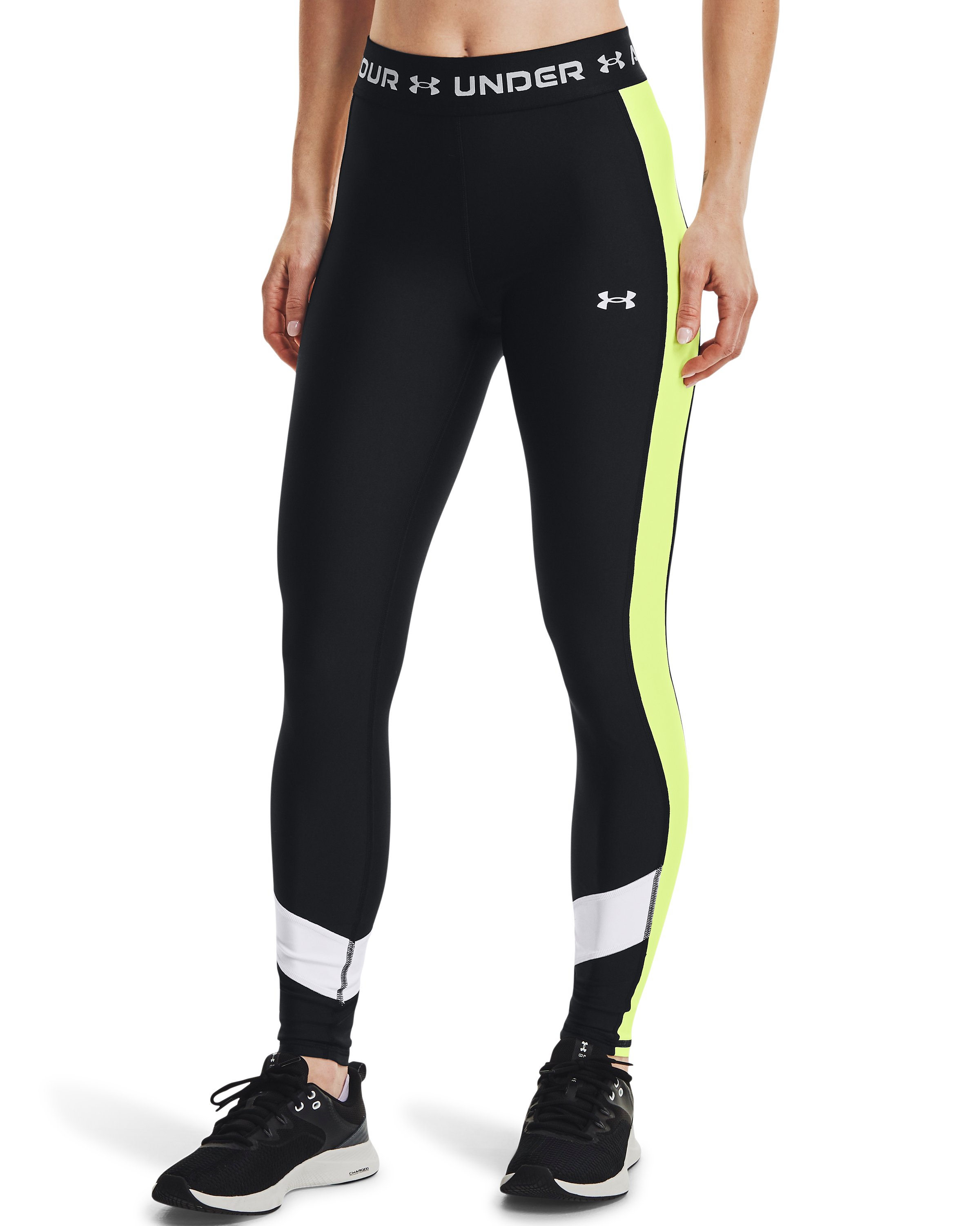 Women's HeatGear No-Slip Waistband Full-Length Leggings 2
