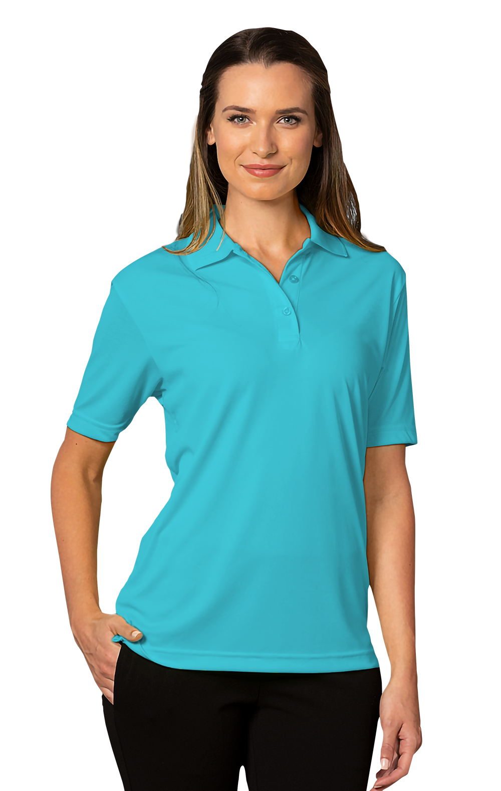 Ladies' Titan Value Wicking Short-Sleeve Polo 53