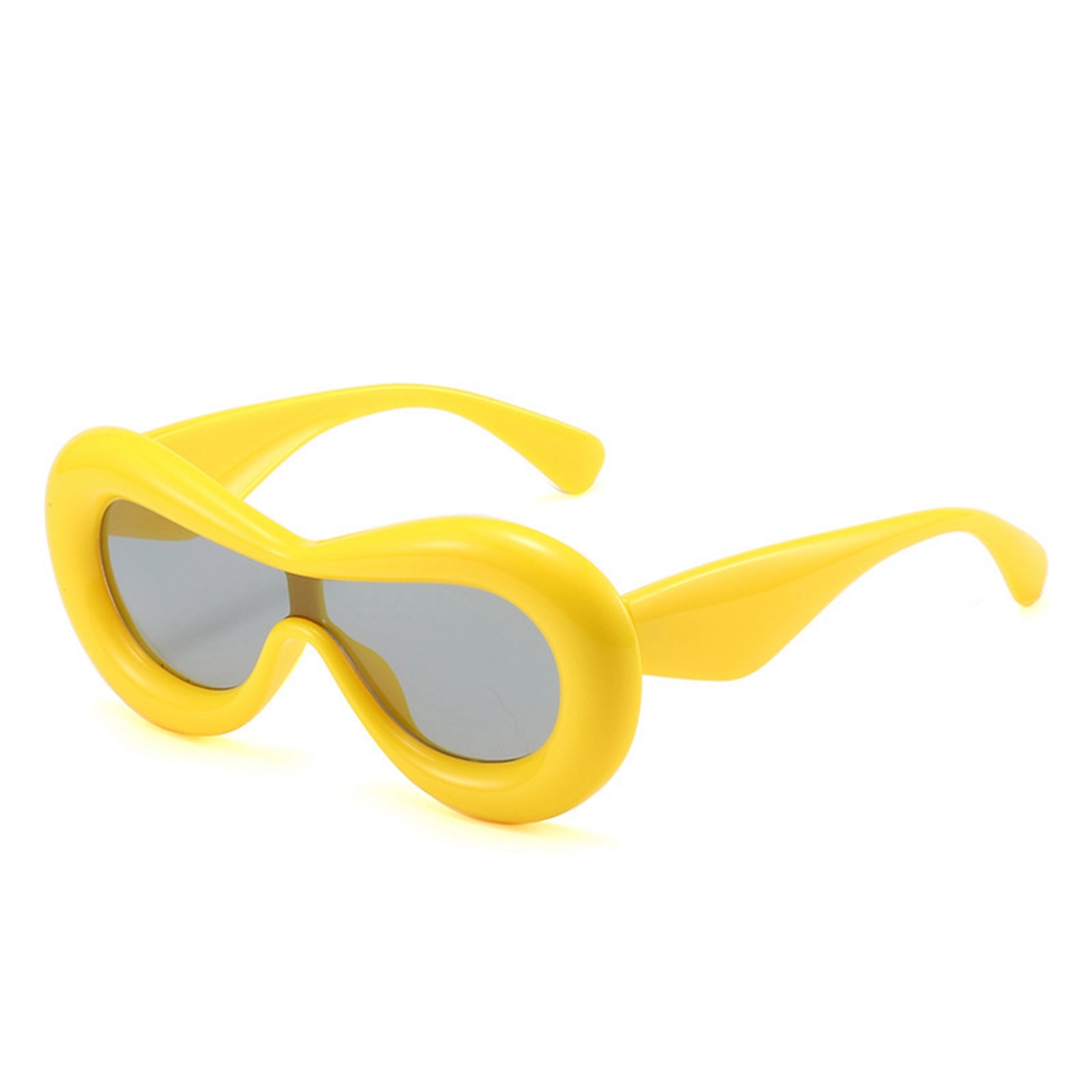 Oversized Thick Oval Y2K Sunglasses 3